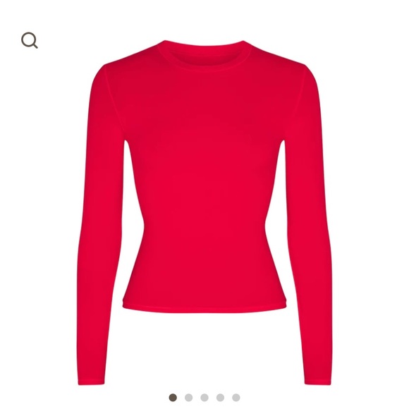 SKIMS FITS EVERYBODY LONG SLEEVE TEE - Picture 1 of 3